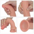 7″ Nature Cock Dual Layered Premium Silicone Cock Lovetoy