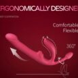 Strapless Strapon lesbian Pink Vibrator Wild lily vibrator special design