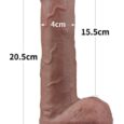 Lovetoy Foreskin Ultra realistic and soft Double layer silicone dildo