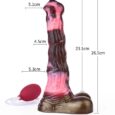 10.5 inches Soft Silicone Animal Horse Squirting Water Spray Large Dildo India