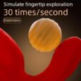 10 Vibration Tongue Licking Vibrator Clitoral and Breast Stimulator Red