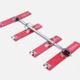 High Quality Ankle and Wrist Steel Bar Spreader Bondage Restraint – Red