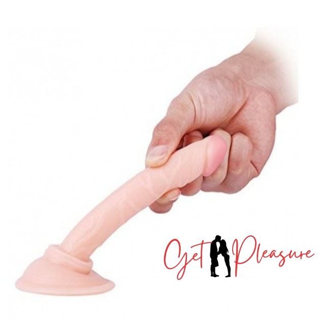 5.7 inch Realistic Natural Feel Flesh Mini Anal Dildo with Strong Suction Cup