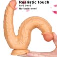 Realistic Silicone Double Penetration Dildo For Couple -No Vibration