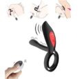 wireless Vibrating Cock Ring with Remote Control delayed Ejaculation For Men