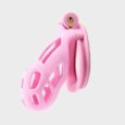 88mm Small Chastity Cage Kit Pink For Men