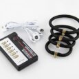 Electric Stimulation Shock Cock Ring Device for Male for Beginner Therapy Sex Toys -Black