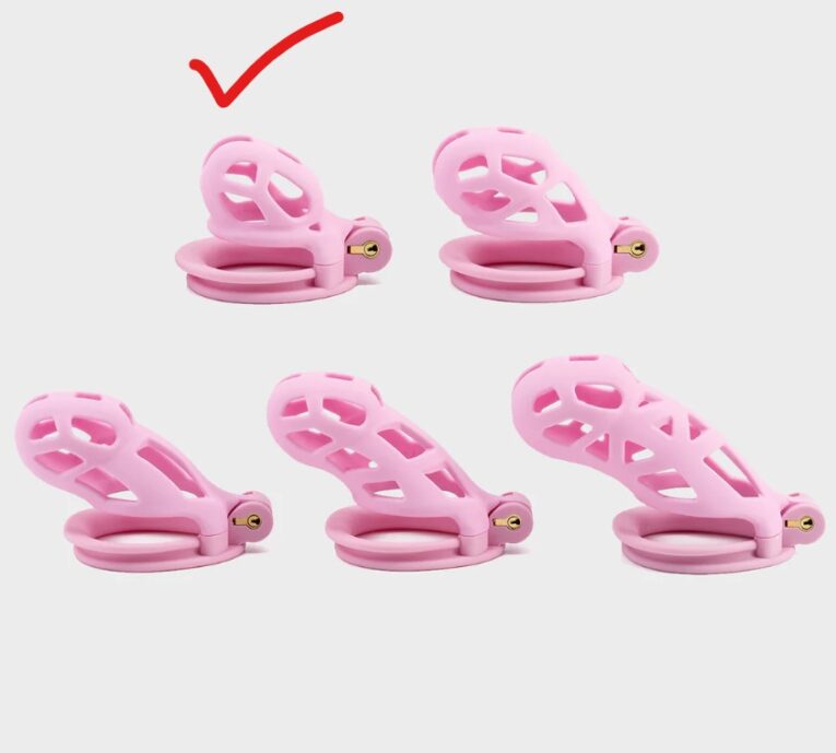 Mini Size King Cobra Male Chastity device Pink