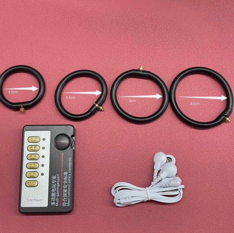 New Style Electric Shock Penis Ring For Male sex Toys