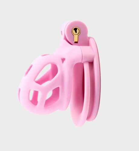 Cobra Nub Pink Male Chastity device (55mm) For Men