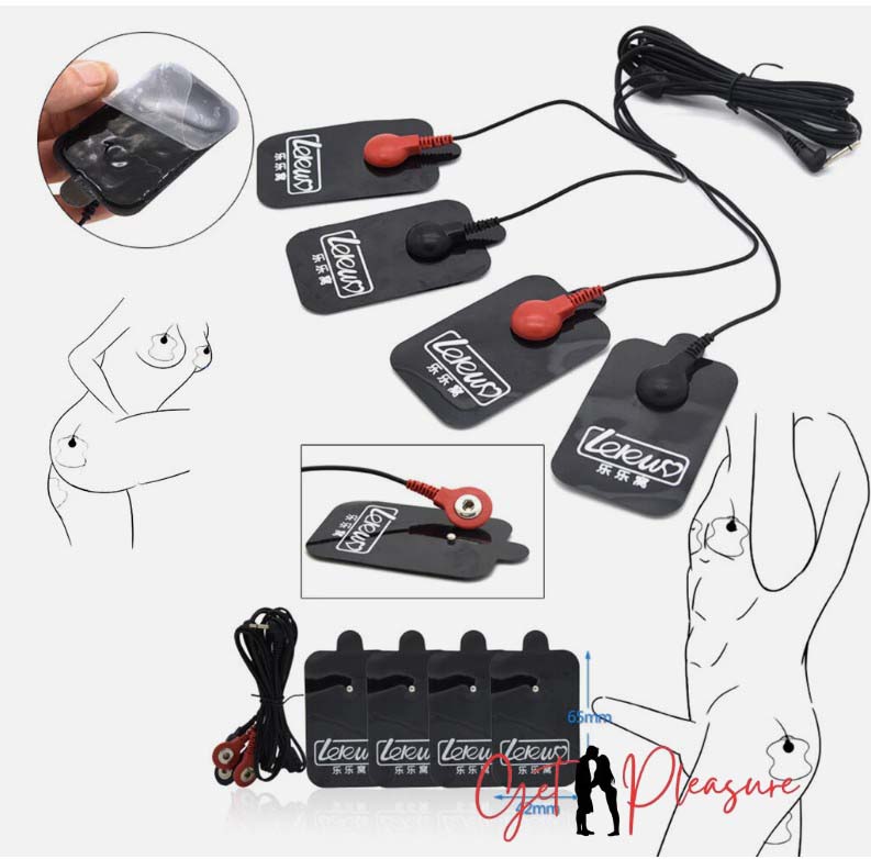Electric Shock Anal Plug Body Loop Breast Massage Pad for Couple India