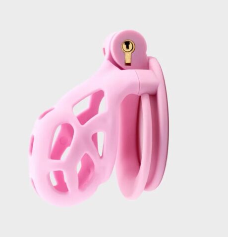 Breathable Cobra Nano Pink is designed for a secure and sustainable chastity Cage For Men