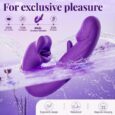 Flapping Unique Biting Mouth Clitoral Stimulator Dildo G Spot Vibrator Sex Toys for Women