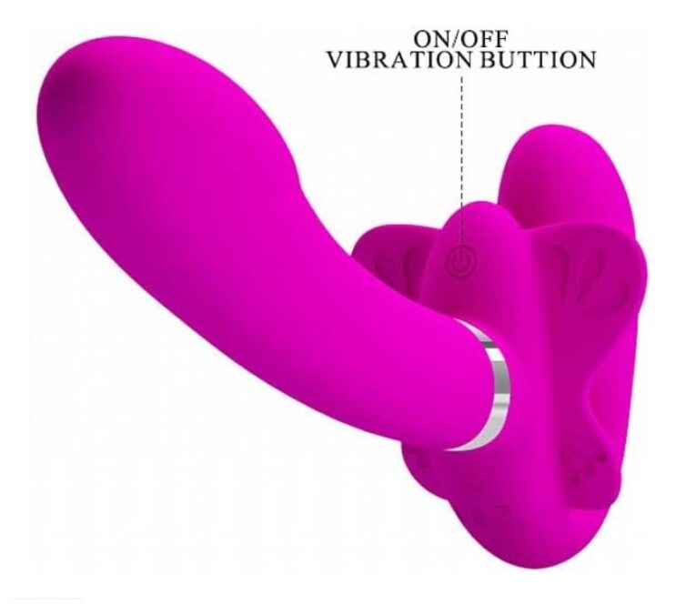 Purple Strapless Vibrator For Women