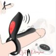 wireless Vibrating Cock Ring with Remote Control delayed Ejaculation For Men