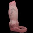 Soft Silicone Realistic Animal Hollow dog knot design For Penis Sleeve For Men