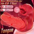 2in1 Octopus Tongue Tentacle Tease Vibrator sex Toys 10 Vibration Modes