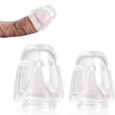Transparent Glans Penis Sleeve 2pcs/lot Penis Enlargement For Men