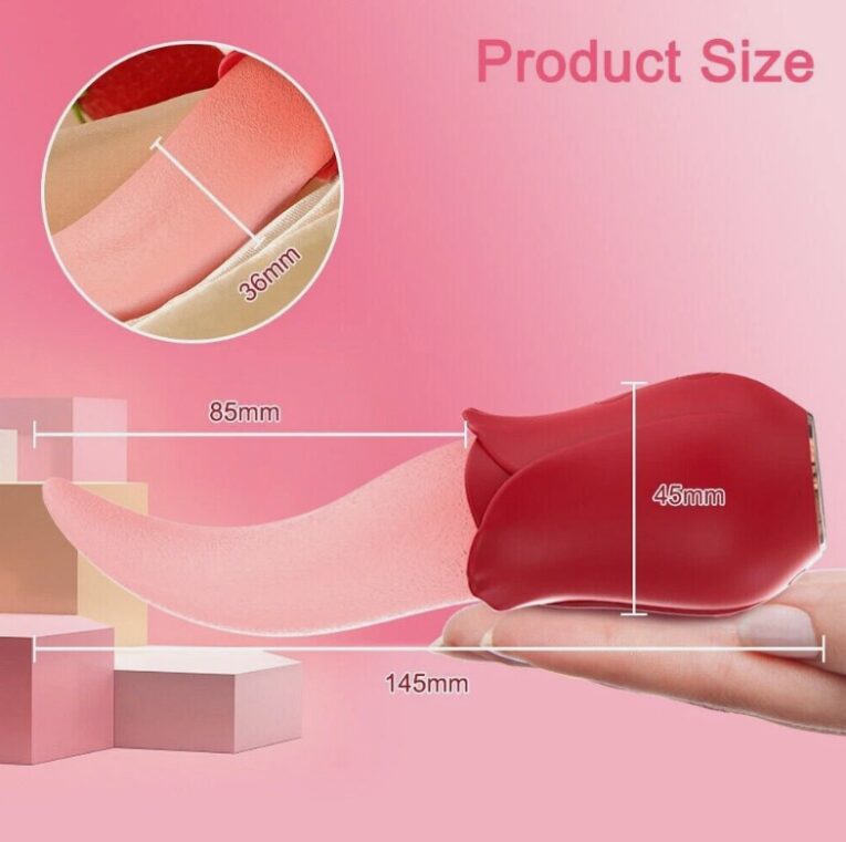 New Tongue Licking Rose Vibrator India