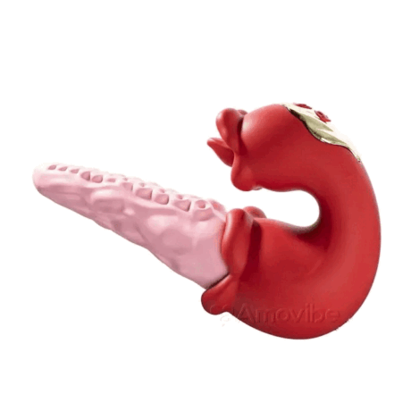 2in1 Octopus Tongue Tentacle Tease Vibrator sex Toys 10 Vibration Modes