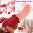 Long Tongue Licking Rose Vibrator For Women New Experience