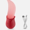 Long Tongue Licking Rose Vibrator For Women New Experience