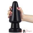 XXL Black bullet shaped King Sized anal plug