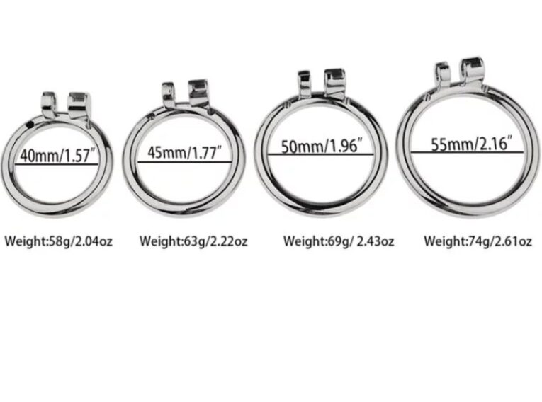 45mm Steel Male Chastity Device India