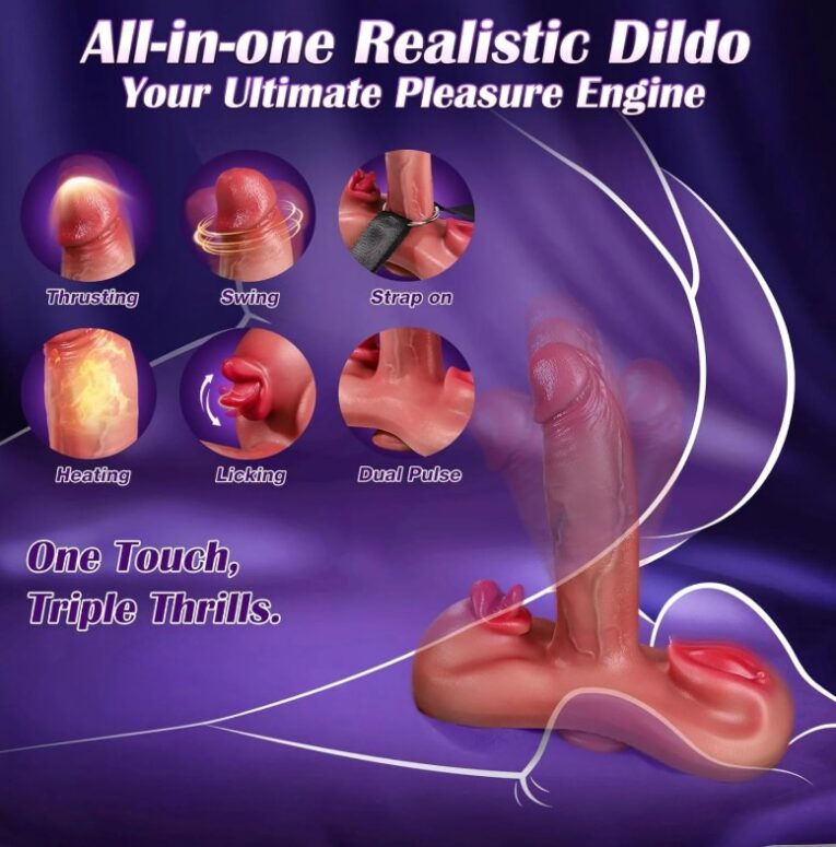 All In One Thrusting Penis Dildos India