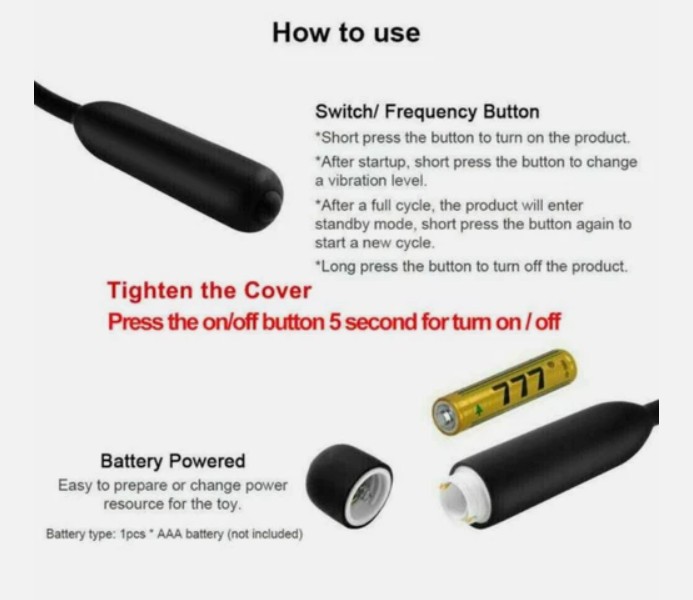 Battery Operate Urethral Catheter For Men