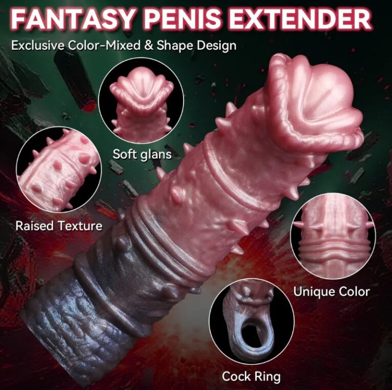 Cheap price Spike Horse Penis Extender Sleeve India