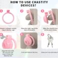 Mini Pink Pussy Face Anti Erection Training Protective Beginner chastity devices