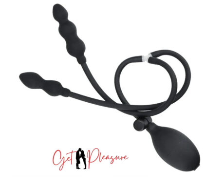 2in1 Inflatable Anal Plug Expandable Dildo Pump Butt Plug Anal Dilator Bdsm Sex Toy For Men And Women