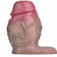 4.57inches Wide Large Realistic Open Ended Liquid Silicone Hollow Penis Sleeve For Men