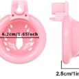 Mini Pink Pussy Face Anti Erection Training Protective Beginner chastity devices