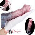 Equine Spiked Horse Penis Extender Sleeve For Men