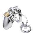 My secret life New Briefs 40 /45 /50MM 3Rings Male Metal cb6000s Silver Chastity Device(Full Set)