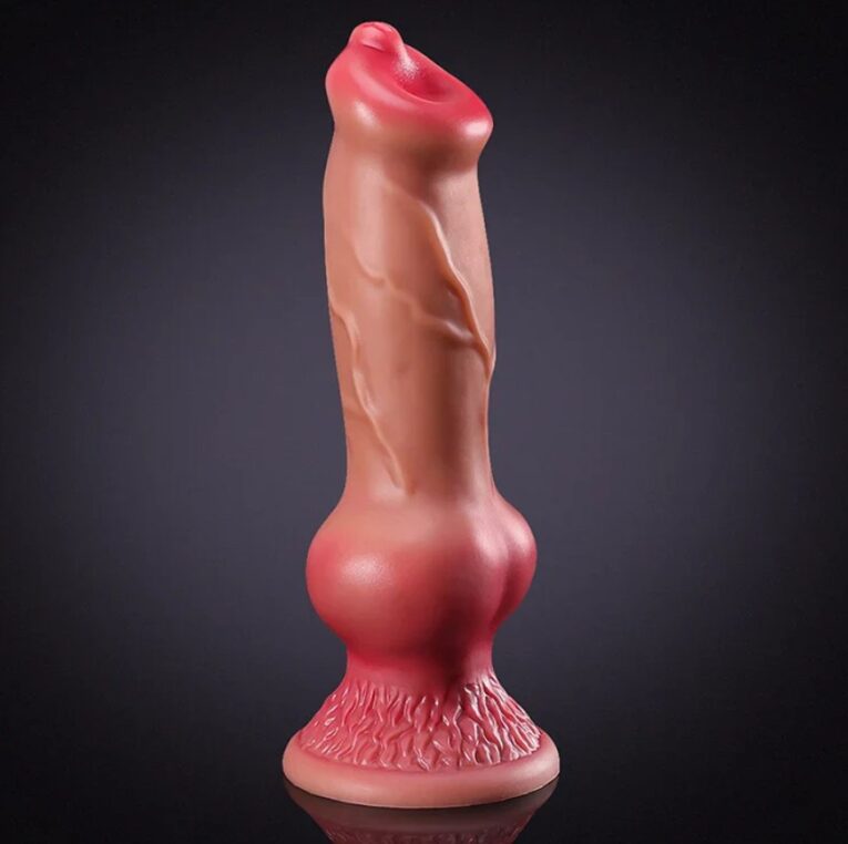 10.63 Inches Dog Knotted Dildos India