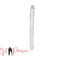 Double-Sided Lesbian Clear Jelly 34 cm Double Dildo Realistic Dildo
