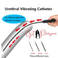 6mm Beginners vibrating urethral dilator With 10 different frequency vibration modes Black
