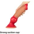 9.65 Inches Dog knotted Silicone Penis dildo India