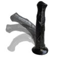 8 Inches Black Realistic Silicone Horse Penis Dildo India
