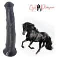 12 Inches Realistic Black Horse Dildo For Women