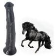 12 Inches Realistic Black Horse Dildo For Women