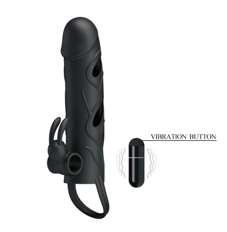 Cheap Price Vibrating Black Penis Sleeve India
