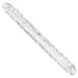 Double-Sided Lesbian Clear Jelly 34 cm Double Dildo Realistic Dildo
