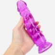 8.3 Inches Purple Strap-On Harness Kit with Dildo For Women