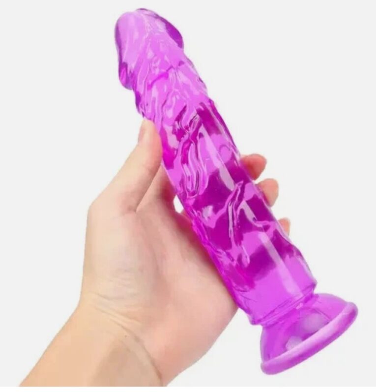 Jelly Dildos Purple 9 Inches