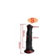 8 Inches Black Realistic Silicone Horse Penis Dildo India