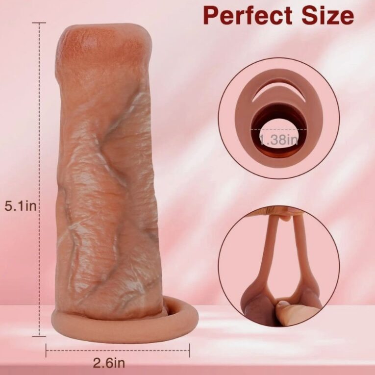 Open Head Penis Sleeve For Male Sex toys